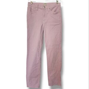 J. Crew light pink lavender stretch 9" vintage straight corduroy pants 27